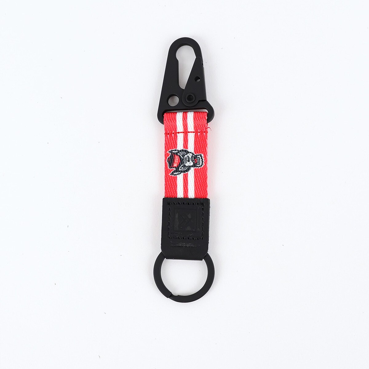 Thread® Red Stripe Keychain Clip wi